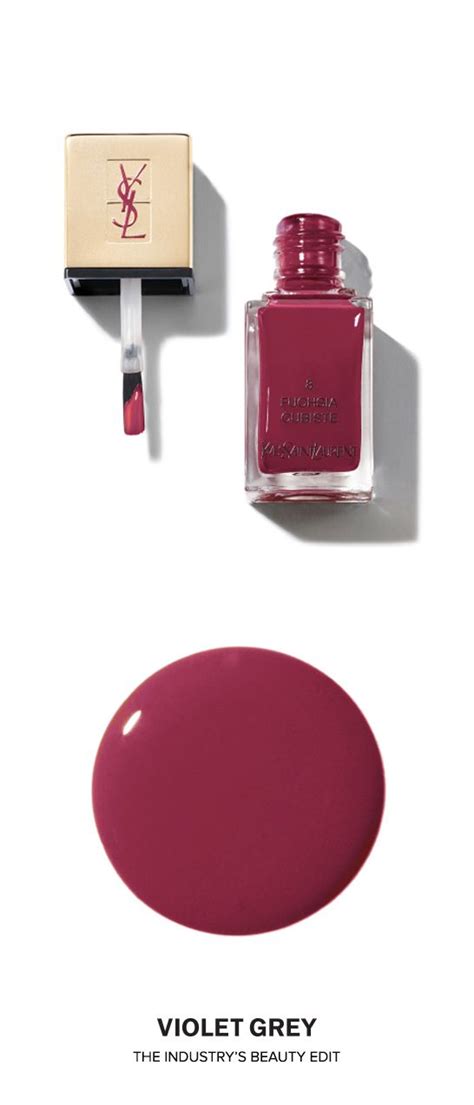 yves saint laurent fuchsia nail polish